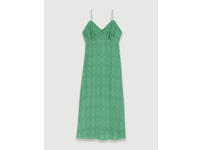 Robe longue à bretelles