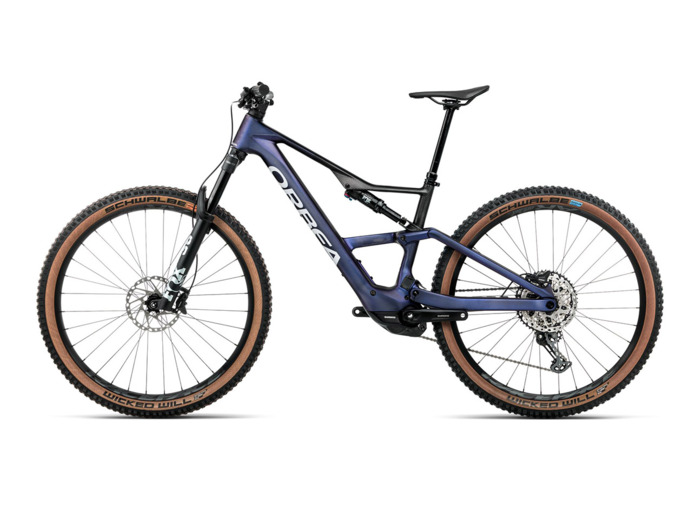 VTT tout suspendu électrique RISE SL M20 630W Tanzanite/Carbone