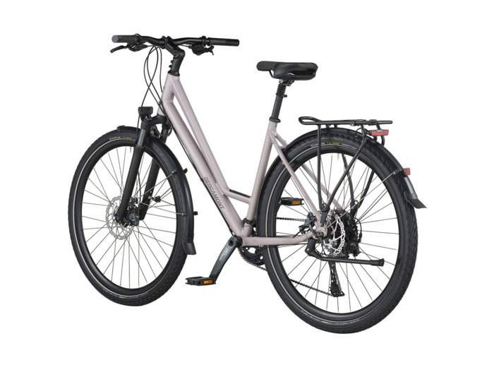 Vélo urbain/trekking VITESS 10 AMSTERDAM Violet/Argent