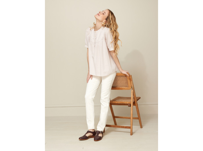 BLOUSE MINI CARREAUX