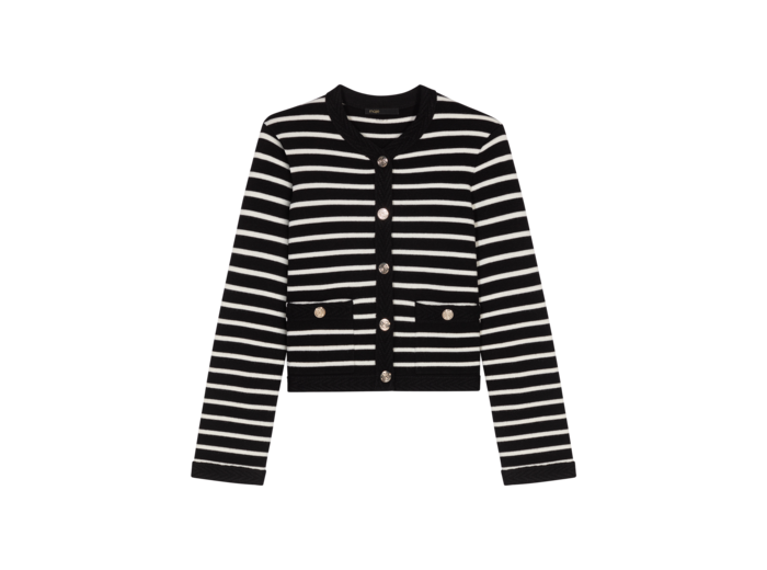 Cardigan à rayures