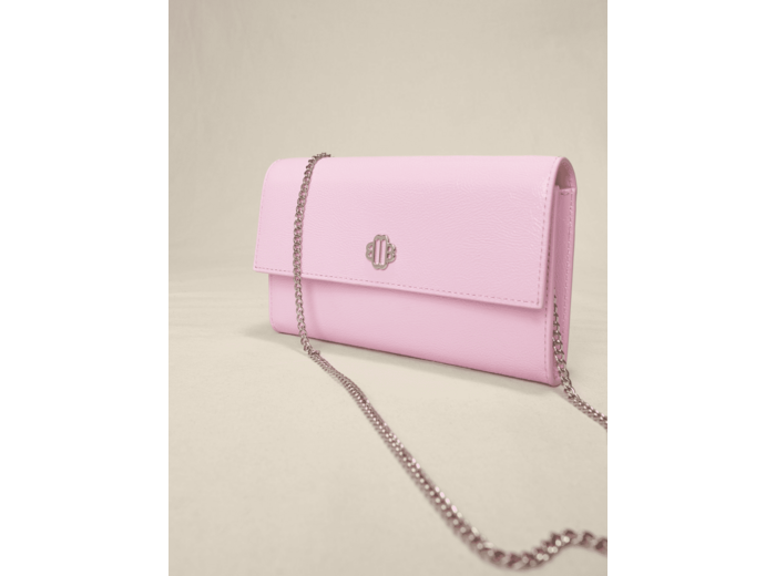 Sac portefeuille rose