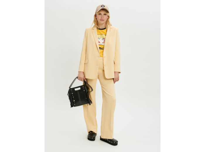 Veste tailleur croisée et ample