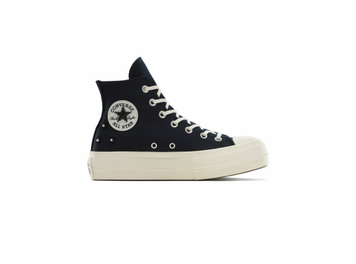 Chaussures Femme CHUCK TAYLOR ALL STAR LIFT PLATFORM BEADS Noir