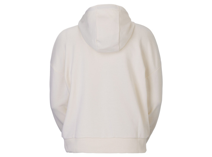 Sweat à capuche Femme ICON Coton Blanc