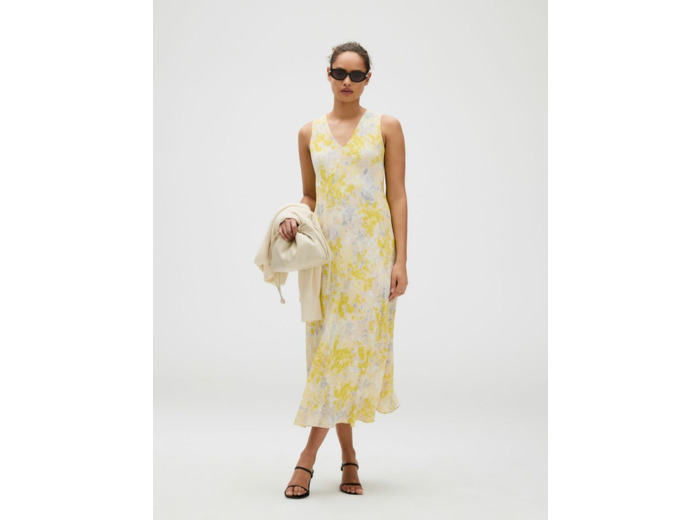 ROBE ABSTRACT ECOVERO PRINT