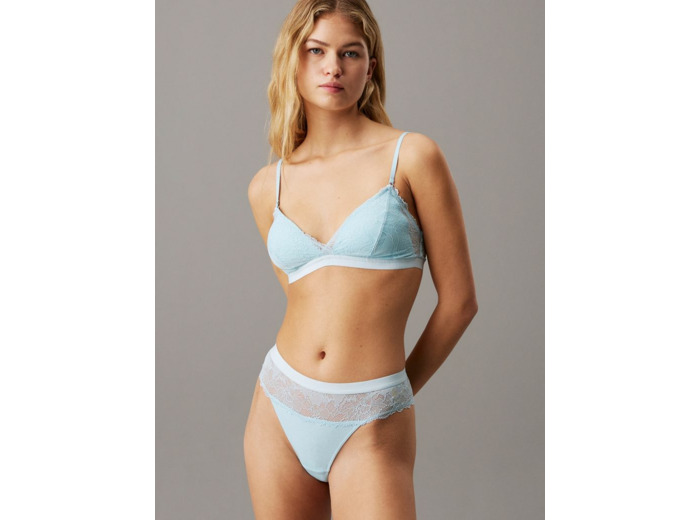 SOUTIEN-GORGE TRIANGLE LIGNE EN DENTELLE LÉGÈREMENT REMBOURRÉ