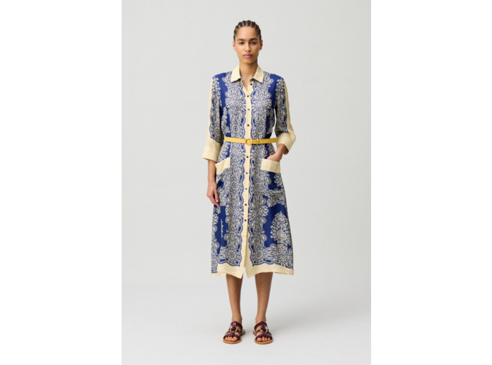 Robe longue imprimée