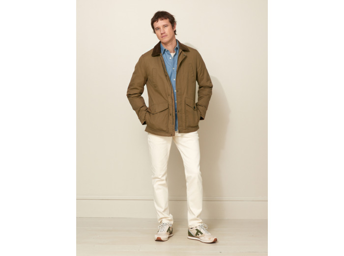 BLOUSON COL VELOUR