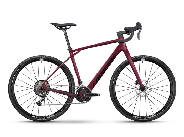 Vélo de gravel CROSSHILL CF 6.0 Rouge Rubis