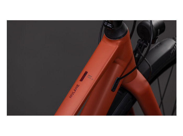 Vélo trekking NULANE RACE FE Ambre/Noir