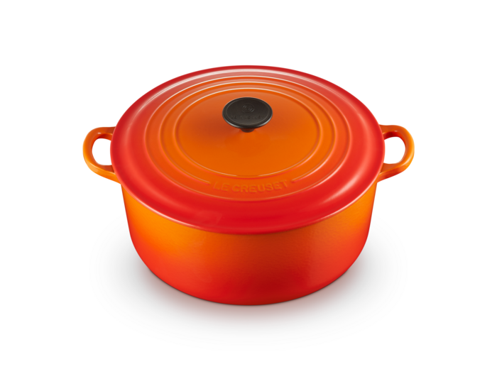 Cocotte ronde 28cm en fonte émaillée volcanique