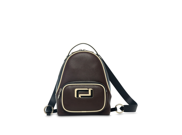 MIA GRAINE ET LISSE - Sac à dos Femme - Moyen modèle - Cuirs de vachette grainé et lisse