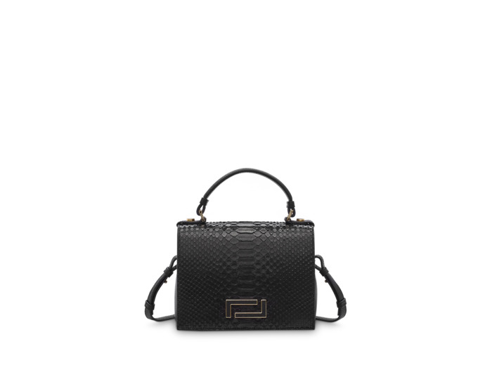 Pia de Lancel - Sac Porte Main Exotique - Noir