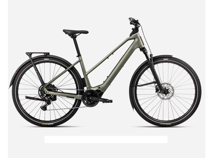 Vélo urbain/trekking électrique KEMEN TOUR 30 MID Vert