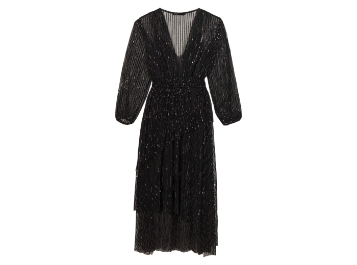 Robe longue à sequins