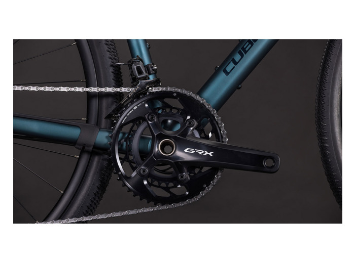 Vélo de gravel NUROAD RACE Vert Royal/Noir