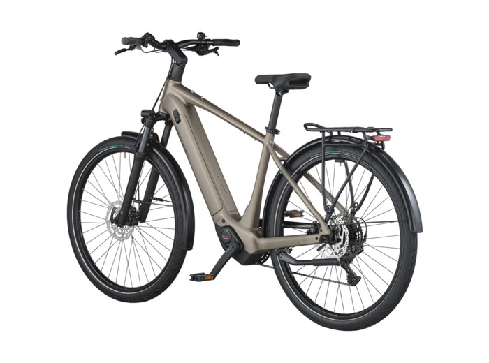 Vélo urbain/trekking électrique E-HORIZON SPORT 30 Argent Chaud