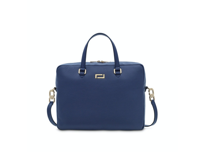 Lola de Lancel - PORTE-DOCUMENTS ZIPPE - Grand Modèle - Bleu Petrole