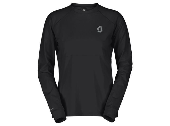 T-shirt manches longues Femme TRAIL STORM WARM LIGHT Noir