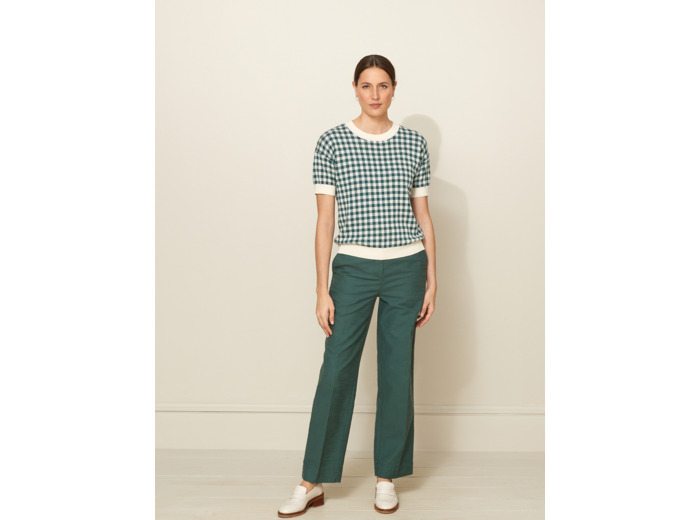 PULL JACQUARD VICHY