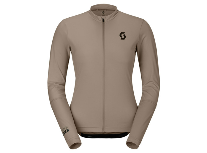 Maillot manches longues Femme ENDURANCE Beige/Coton Blanc