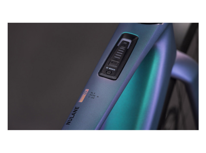 Vélo trekking électrique NULANE HYBRID C:62 SLX 400X FE Bleu Polaire