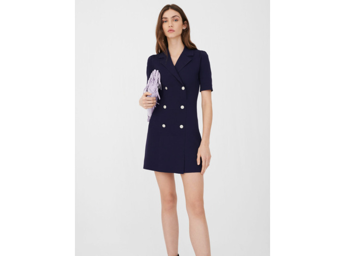 Robe en maille façon blazer