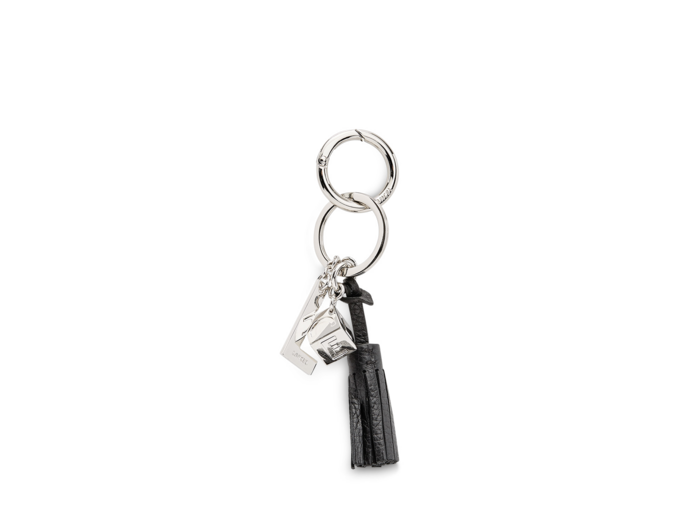 Nine de Lancel - Porte-clés pompon - Noir