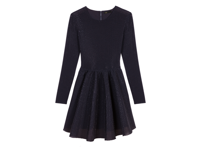 Robe courte à strass