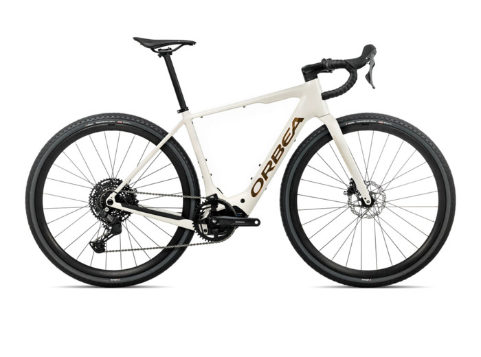 Vélo de gravel électrique DENNA H50 Blanc Ivoire