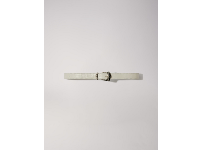Ceinture en cuir à boucle grunge