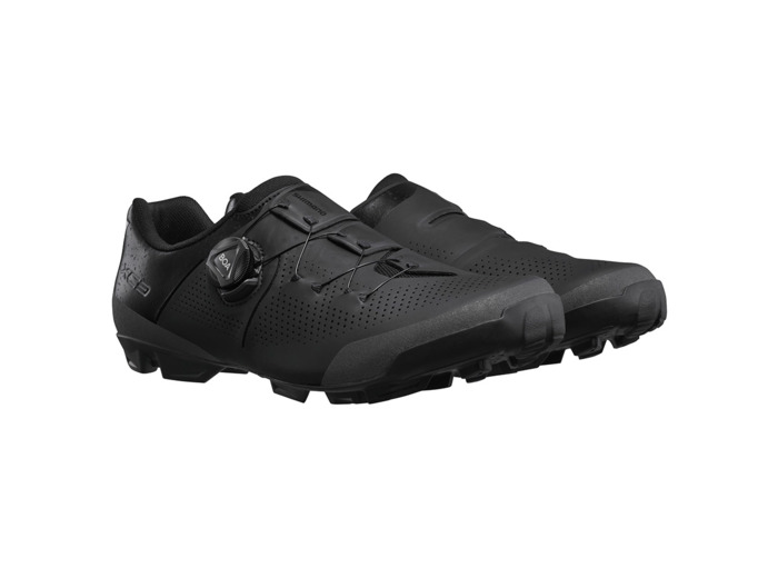Chaussures VTT Homme XC302 LARGES Noir