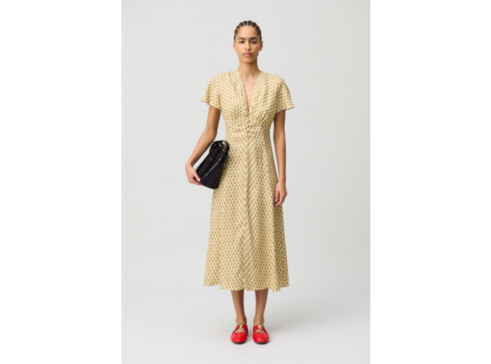 Robe mi-longue