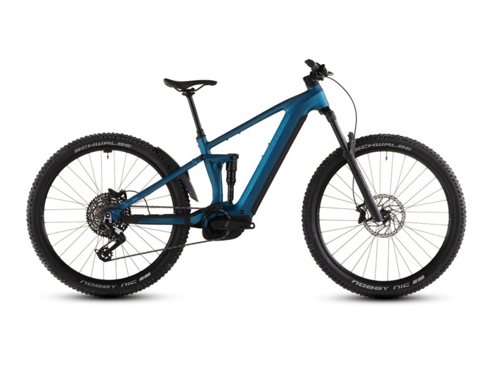 VTT tout suspendu électrique STEREO HYBRID ONE44 EX 800 Bleu/Bleu