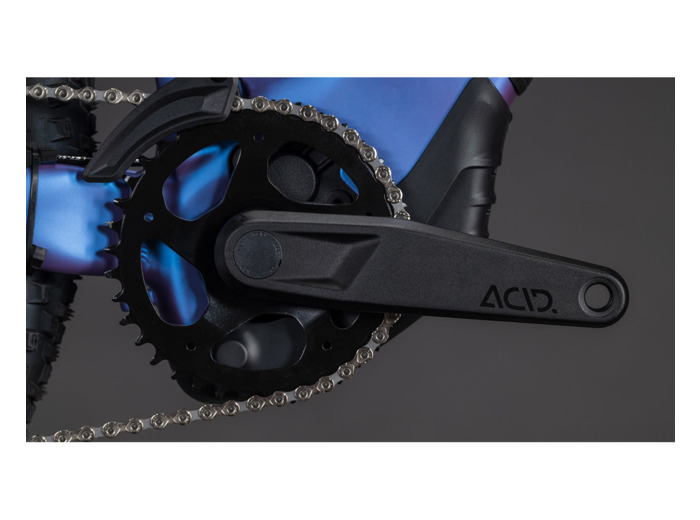 VTT semi rigide électrique REACTION HYBRID ONE 600 Bleu Iris