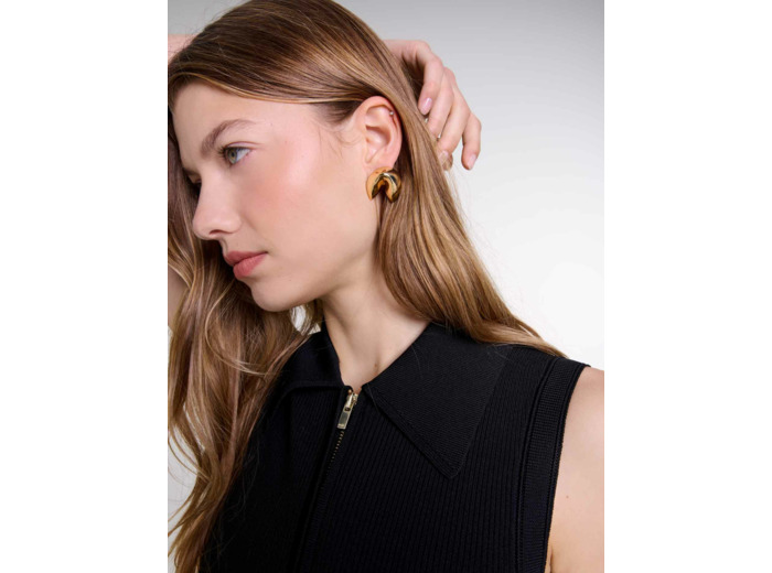 Boucles d'oreilles fortune cookie