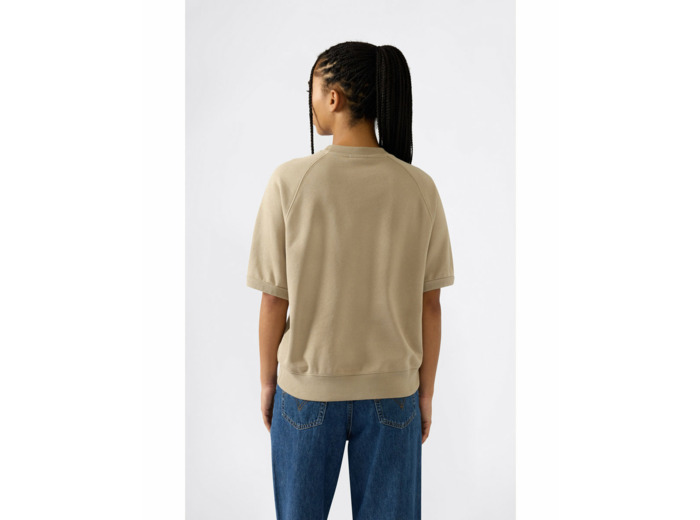 Sweat sans manche Femme Beige