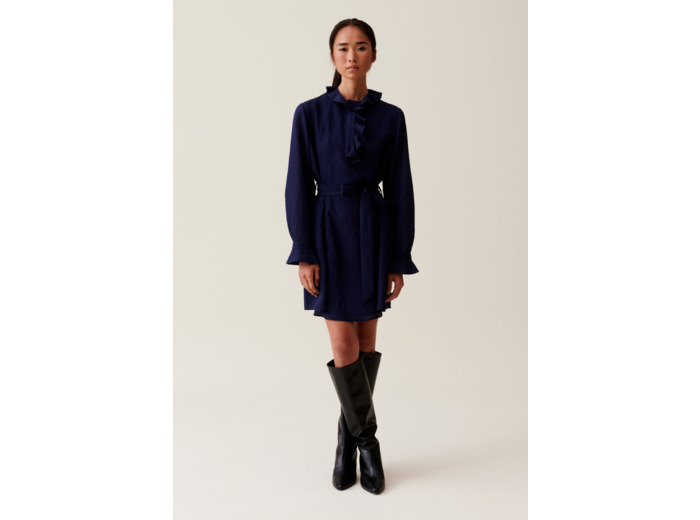 Robe rayures volants marine