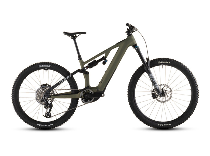 VTT tout suspendu électrique AMS HYBRID 177 C:62 TM 600X Vert
