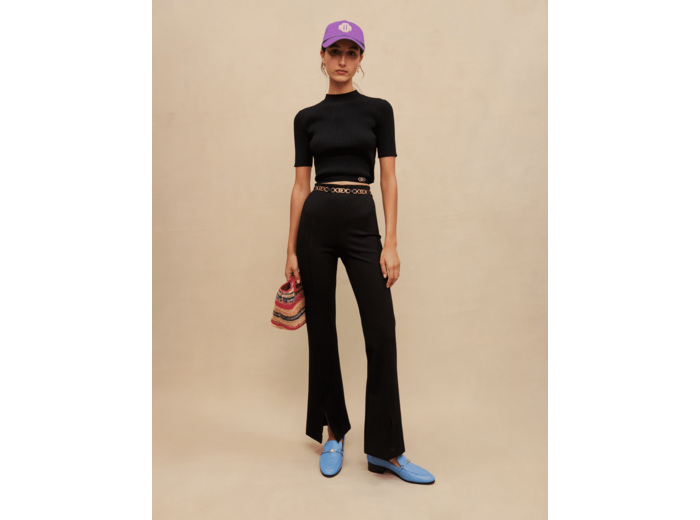 Pantalon fendu