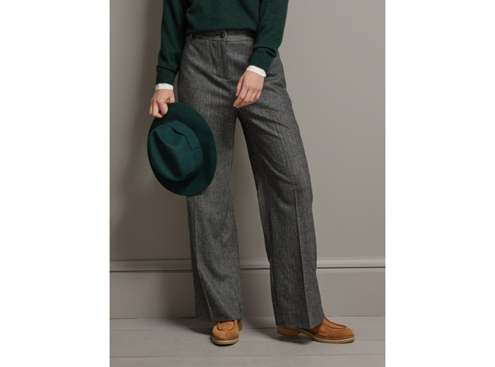 Pantalon Chevron Raye