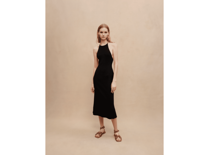Robe longue détail chaine