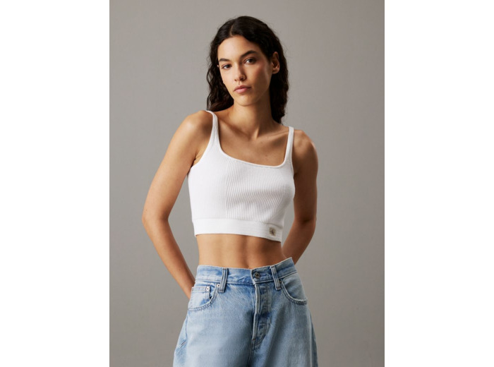 SWEAT-SHIRT SANS MANCHES EN BRLETTE