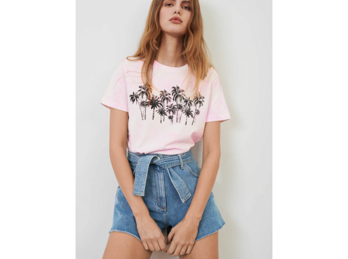 Short façon jupe ceinturé