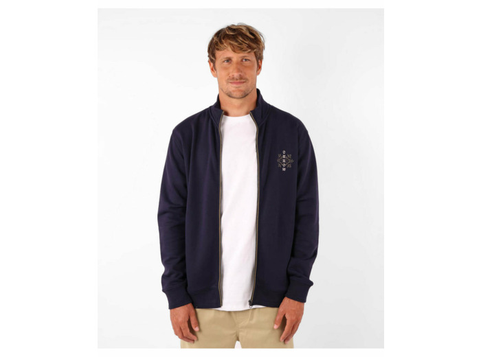 Veste zip Homme SWEAT ZIPPE COL ROND Bleu