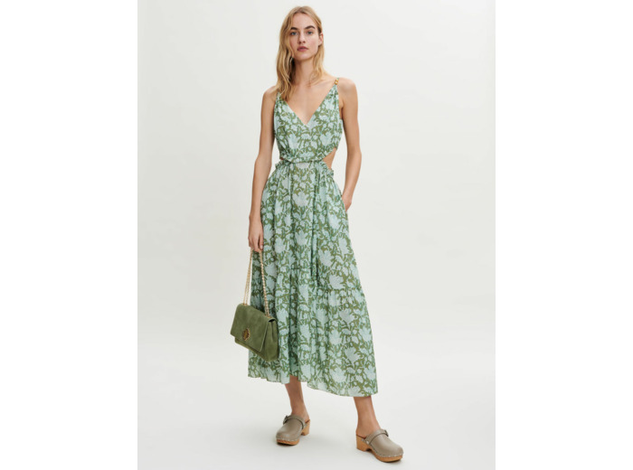 Robe en coton imprimé