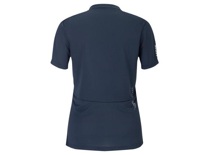 Maillot manches courtes Femme VERTIC ZIP Bleu Foncé