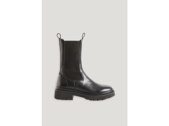 Bottes chelsea cuir noir