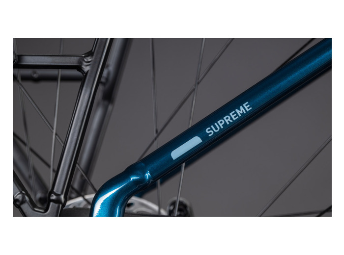 Vélo urbain électrique SUPREME RT HYBRID COMFORT EX 600 Bleu Marine